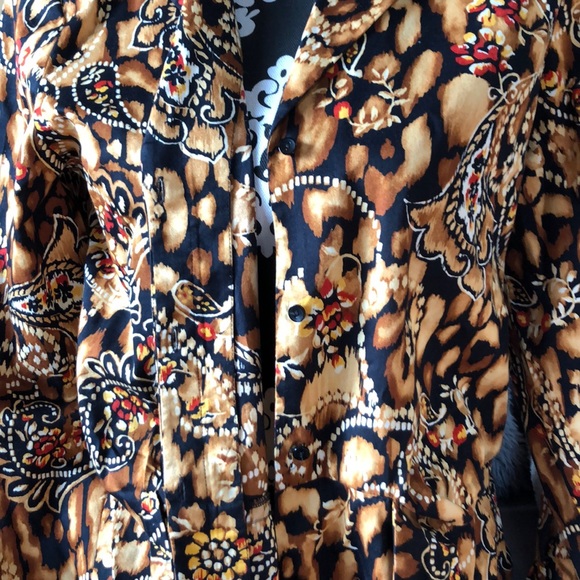 JONES NEW YORK Signature Button Down Shirt Size M - Picture 4 of 8